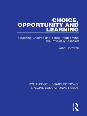 cover image of Choice, Opportunity and Learning